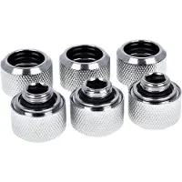 Alphacool Hardtube Flüssigkeitskühlungsrohranschluss 16 Mm 6 Einheiten