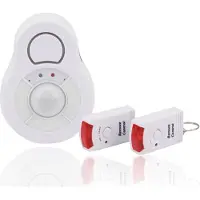 Olympia BMD 210 Decken-Bewegungsmelder mit Alarmfunktion, 2 Fernbedienungen, 95 dB