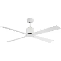 Lt-luce Airfusion Climate DC Deckenventilator, weiß, leise - Beacon , Airfusion Climate DC, Weiß, für Wohnzimmer, Holz, Modern