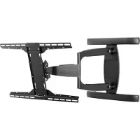Peerless Universal Full-Motion Plus Wall Mount SA761PU - Befestigungskit (Wandmontage) - für Flachbildschirm - Epoxidharz - Glanzschwarz - Bildschirmgröße: 99.1-190.5 cm (39"-75")