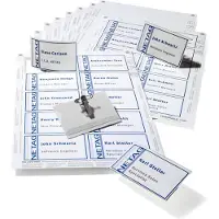 Durable 818200, Abzeichen, Landschaft, Transparent, 90 mm, 54 mm, 20 Stück(e)