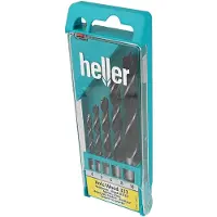 Heller Holz-Spiralbohrer-Set 5teilig