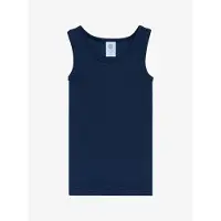 Sanetta Unterhemd "Unterhemd 1er Pack", Jungen, Gr. 116, N-Gr, blau (dunkelblau), Obermaterial: 100% Baumwolle CO(Bio)., Unterhemden Unterhemd