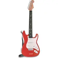 Bontempi Electronic Rock Guitar, Spielzeug-Musikinstrument, Gitarre, 5 Jahr(e), AA, Schwarz, Rot, Weiß, Holz