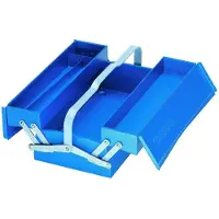 Gedore 1263 L Werkzeugkasten, leer, 3 Fächer, 160x420x225 mm, 6608250
