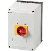 Eaton Power Quality Leergehäuse Aufbau, mit NOT-Aus-Schalter (L x B x H) 160 x 100 x 130 mm Rot, Gelb CI-K4-PKZ...