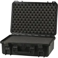 Raaco FlightCase 4, Schwarz, Polypropylen (PP), Chemikalienbeständig, Kältebeständig, Staubresistent, Wasserdicht, 464 mm, 366 mm, 176 mm