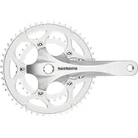 Shimano FC-R345 Kurbelgarnitur 50/34 2x9-fach silber 170mm 2022 Kurbelgarnituren