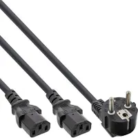 InLine Netz-Y-Kabel