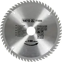 YATO Kreissägeblatt Ø210 mm - 60T - Innendurchmesser 30 mm