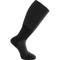 Woolpower Socken Socks Skilled Knee High 400 Black Dark Grey Unisex-Schuhgröße 45 - 48