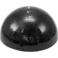 Eurolite Spiegel-Halbkugel 40cm schwarz motorisiert