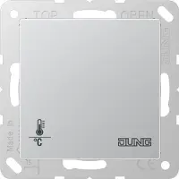 JUNG A2178ORTSAL KNX Objektregler mit integrierter Tasterschnittstelle 4fach, Duroplast lackiert, Serie A, aluminium A 2178 ORTS AL