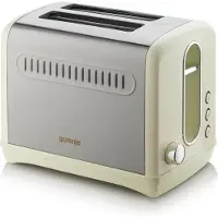Gorenje T1100CLI, 2 Scheibe(n), Champagner, Kunststoff, Metall, Tasten, Drehregler, 1100 W, 1 m
