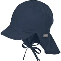 Sterntaler Schirmmütze mit Nackenschutz uni