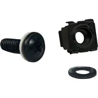 Tripp Lite SmartRack Square Hole Hardware Kit with 50 M6 screws and washers