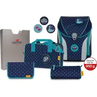 DERDIEDAS Schulranzen Set 5-tlg. Ergoflex MAX Buttons Star Princess