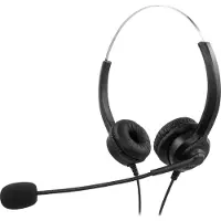MediaRange Headset MROS304, kabelgebunden, binaural, USB, Lautstärkeregler, Mikrofon mit Rauschfilter, schwarz-silber