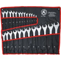 Bgs Ring-Maulschlüssel Satz 25 tlg. in Rolltasche