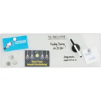 Relaxdays Magnettafel Glas