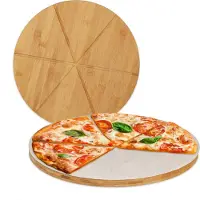 Relaxdays 2x Pizzabrett