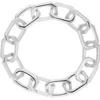 PDPaola PU02-152-U Damen-Armband Large Signature Chain silberfarben