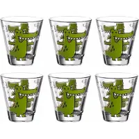 Leonardo Kindergläser Bambini Krokodil 215ml (6er Set)