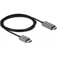 DeLOCK Aktives DisplayPort 1.4 zu HDMI Kabel 4K 60 Hz (HDR) 2 m