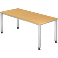 Hjh OFFICE PRO QUEO 19 S - Buche 180 x 80 höhenverstellbar