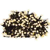 Star Trading Berry Mini, Leichte Dekorationskette, Schwarz, IP44, 6 h, 18 h, 700 Glühbirne(n)