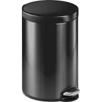 Durable Treteimer Metall 12L rund, 341158 anthrazit