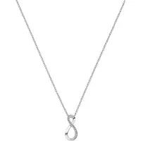Jette Damen-Kette 925er Silber rhodiniert 20 Zirkonia Jette Silber