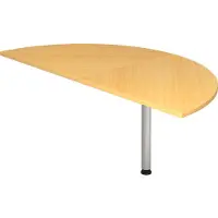 Hjh OFFICE PRO LA160 - Ansatztisch 160x80 Buche