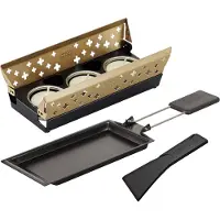 Kuhn Rikon Raclette Set Mini Candle Light gold, Box 32169
