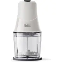 Black & Decker BXCH260E, 0,5 l, Transparent, Weiß, Kunststoff, Edelstahl, 260 W, 220-240 V