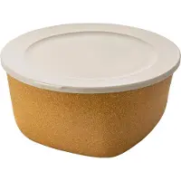 Koziol Frischhaltebox Koziol Bio-Circulair Connect Box Nature Wood 2L