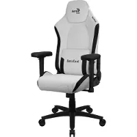 Aerocool CROWNMOONSW, Universal-Gamingstuhl, 150 kg, Gepolsterter Sitz, Gepolsterte Rückenlehne, 125 kg, Schwarz