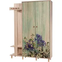 Skye Decor , Garmanto 135-727, Hallenstand, Sonoma-Eiche, 100 % MELAMINBESCHICHTETE SPANPLATTEN, 135 x 36 x 192 cm