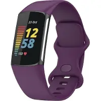Cover-Discount Fitbit Charge 5 - Silikon Sportarmband violett