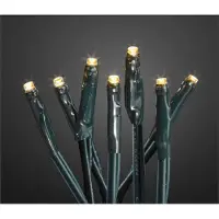Hellum Lichterkette LED Mini Deko 10 LEDs warmweiß Beleuchtung Party Weihnachten