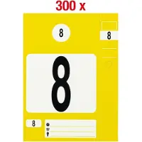 Ks Tools Schlüsselanhänger 500.8017 Gelb 300 St.