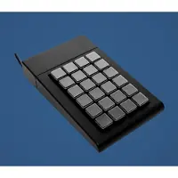 Contour Design Design Active Key AK-100/24, Mini, Kabelgebunden, USB, Schwarz