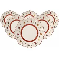 Villeroy & Boch Brotteller "Brotteller Toys Delight ø 17,9 cm 6er Set weiß"