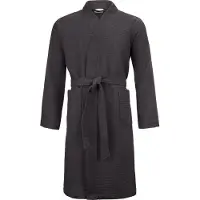 Möve Bademantel unisex Kimono Homewear graphit - 843 Möve Graphit - 843