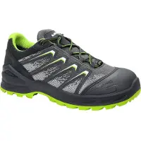 Lowa Sicherheitsschuh Larrox Work GTX grey Lo Gr.42 grau/grün S3 CI/HI/HRO/SRC
