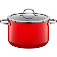 Silit Fleischtopf "Passion red, Kochtopf Induktion schneid- und kratzfest" Silargan