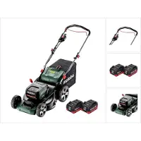 Metabo RM 36-18 LTX BL 46 Akku Rasenmäher 36 V ( 2x 18 V ) 46 cm Brushless + 2x Akku 10,0 Ah - ohne Ladegerät