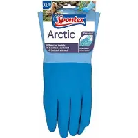 Spontex aus Baumwolle, Beschichtung: Naturlatex, Farbe: blau, Grösse: 10