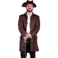 Thetru Herren Jacke Piraten Lancaster, braun