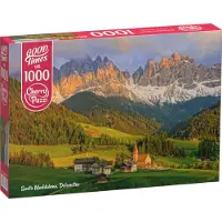 TIMARO CHERRY PAZZI Puzzle Santa Maddalena, Dolomiten 1000 Teile